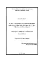 Tổ chức và hoạt động của văn phòng hđnd và ubnd cấp huyện từ thực tiễn thành phố hồ chí minh