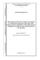 Thực hành quyền công tố trong giải quyết vụ án sử dụng mạng máy tính, mạng viễn thông, phương tiện điện tử thực hiện hành vi chiếm đoạt tài sản từ thực tiễn thành phố hồ chí minh