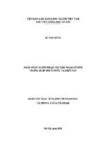 Nhân thân người phạm tội xâm phạm sở hữu trong quân đội ở nước ta hiện nay