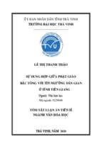 Sự dung hợp giữa phật giáo bắc tông với tín ngưỡng dân gian ở tỉnh tiền giang tt