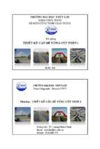 Bài giảng thiết kế cầu bê tông cốt thép 1