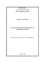 Thi hành án treo từ thực tiễn quận bình tân, thành phố hồ chí minh