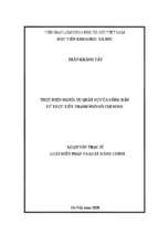 Thực hiện nghĩa vụ quân sự của công dân từ thực tiễn thành phố hồ chí minh