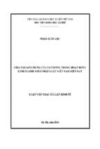 Chia tài sản chung của vợ chồng trong hoạt động kinh doanh theo pháp luật việt nam hiện nay