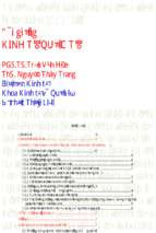 Bài giảng kinh tế quốc tế