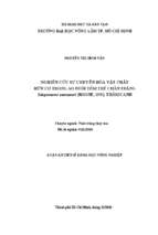 Nghiên cứu sự chuyển hóa vật chất hữu cơ trong ao nuôi tôm thẻ chân trắng litopenaeus vannamei (boone, 1931) thâm canh” thực sự cần thiết