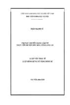 Tội vận chuyển hàng cấm từ thực tiễn huyện đức hòa, tỉnh long an