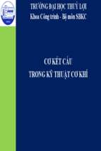 Cơ kết cấu trong kỹ thuật cơ khí