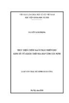 Thực hiện chính sách phát triển khu kinh tế cửa khẩu trên địa bàn tỉnh tây ninh