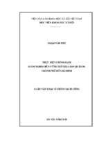 Thực hiện chính sách giảm nghèo bền vững trên địa bàn quận 10, thành phố hồ chí minh hiện nay