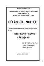 Thiết kế và thi công cân điện tử