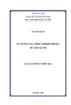 Tư tưởng của jiddu krishnamurti về con người (1)