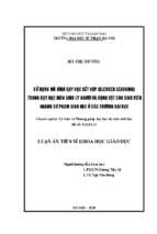 Sử dụng mô hình dạy học kết hợp (blended learning) trong dạy học môn sinh lý người và động vật cho sinh viên ngành sư phạm sinh học ở các trường đại học