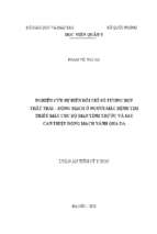 Nghiên cứu sự biến đổi chỉ số tương hợp thất trái – động mạch ở người mắc bệnh tim thiếu máu cục bộ mạn tính trước và sau can thiệp động mạch vành qua da