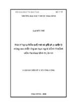 Thực trạng và hiệu quả một số giải pháp quản lý nâng cao chất lượng an toàn người bệnh tại bệnh viện đa khoa tỉnh thái bình