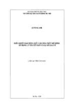điều khiển dao động kết cấu dựa trên mô hình sử dụng lý thuyết mờvà đại số gia tử