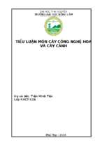 Phân tích những thuận lợi, khó khăn và đề xuất giải pháp để phát triển sản xuất hoa cây cảnh tại địa phương