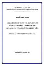 Nhân vật cô đầu trong văn học việt nam từ nửa cuối thế kỷ xix đến năm 1930 (qua sáng tác của một số tác giả tiêu biểu)​