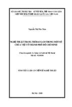 Nghệ thuật trang trí bao lam trong một số chùa việt ở thành phố hồ chí minh tt