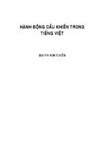 Hành động cầu khiến trong tiếng việt