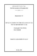 Chế tạo và nghiên cứu tính chất quang xúc tác của vật liệu bimo (m = v, ti, sn) tt