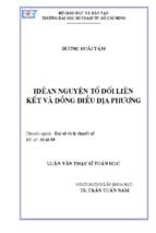 Iđêan nguyên số đối liên kết và đồng điệu địa phương