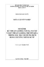 So sánh kỹ thuật gamma tán xạ ngược và kỹ thuật gamma truyền qua trong xác định mật độ dung dịch bằng chương trình mcnp​