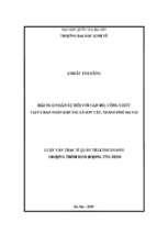 đãi ngộ nhân sự đối với cán bộ, công chức tại ủy ban nhân dân thị xã sơn tây, thành phố hà nội