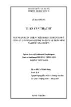 Giải pháp hoàn thiện chiến lược kinh doanh ở công ty cổ phần giải pháp và dịch vụ phần mềm nam việt    