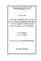 Tang thức của người việt công giáo ở thành phố hồ chí minh sau công đồng vatican ii   nghiên cứu trường hợp giáo xứ tân lập và giáo xứ tân định tt