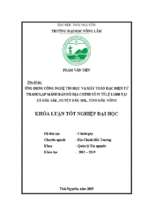 ứng dụng công nghệ tin học và máy toàn đạc điện tử thành lập mảnh bản đồ địa chính số 55 tỉ lệ 1 1000 tại xã đắk sắk, huyện đắk mil, tỉnh đăk nông