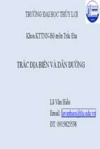 Trắc địa biển và dẫn đường