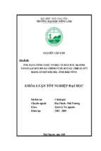 ứng dụng công nghệ tin học và máy rtk sq gnss thành lập bản đồ địa chính tờ số 40 tỉ lệ 1 2000 xã đức mạnh, huyện đắk mil, tỉnh đắk nông