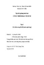 Tập bài giảng môn học công trình bảo vệ bờ 2