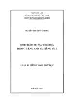 đối chiếu từ ngữ chỉ hoa trong tiếng anh và tiếng việt