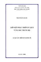 Liên kết phát triển du lịch vùng bắc trung bộ