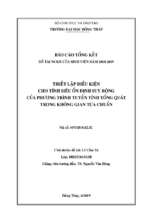 Thiết lập điều kiện cho tính siêu ổn định suy rộng của phương trình tuyến tính tổng quát trong không gian tựa chuẩn