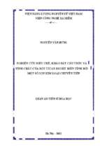 Nghiên cứu điều chế, khảo sát cấu trúc và tính chất của bột titan đioxit biến tính bởi một số ion kim loại chuyển tiếp