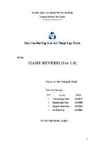 Báo cáo bài tập lớn kỹ thuật lập trình   game reversi (ver 1.0)