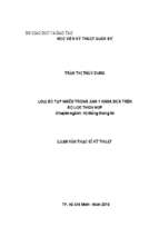 Loại bỏ tạp nhiễu trong ảnh y khoa dựa trên bộ lọc thích hợp