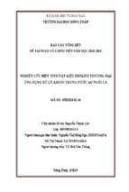 Nghiên cứu biến tính vật liệu zeolite thương mại ứng dụng xử lý amoni trong mẫu nước ao nuôi cá