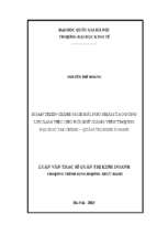 Hoàn thiện chính sách đãi ngộ nhằm tạo động lực làm việc cho đội ngũ giảng viên trường đại học tài chính – quản trị kinh doanh   