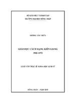 Giáo dục cách mạng kiên giang 1945 1975