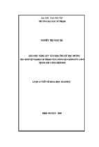 Giáo dục năng lực văn hóa ứng xử học đường cho sinh viên đại học sư phạm vùng đồng bằng sông cửu long trong bối cảnh hiện nay