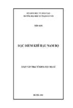 đặc điểm khí hậu nam bộ