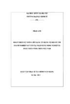 Hoàn thiện ngân hàng nông nghiệp và phát triển nông thôn việt nam hoàn thiện hệ thống xếp hạng tín dụng nội bộ đối với doanh nghiệp vay vốn
