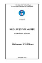 Hoàn thiện công tác kế toán doanh thu, chi phí và xác định kết quả kinh doanh công ty cổ phần đầu tư ht vina