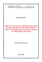 Nghiên cứu một số thay đổi miễn dịch và hiệu quả điều trị bệnh vảy nến thông thường bằng uống methotrexate kết hợp chiếu tia cực tím dải hẹp (uvb 311nm)