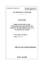 Nghiên cứu động thái cấu trúc hệ sinh thái rừng lá rộng thường xanh tại khu bảo tồn thiên nhiên hang kia – pà cò và vườn quốc gia xuân sơn tt