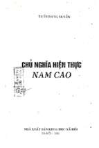 Chủ nghĩa hiện thực nam cao